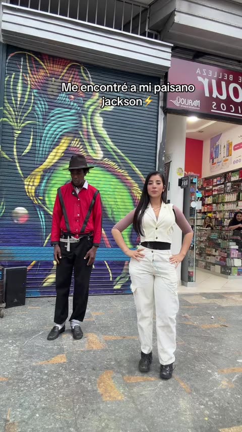 El primer cuadro del video de La Blanquita en TikTok