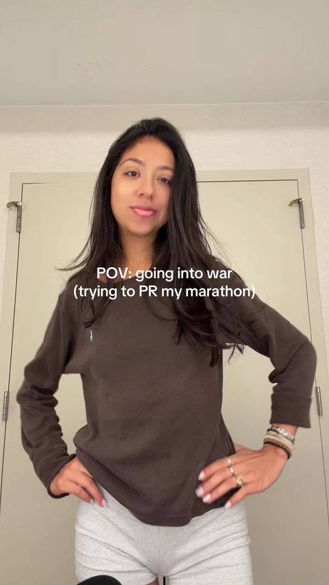 The first frame of Andrea’s TikTok video